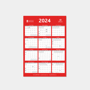 2024 A1 and A2 Wall Planners